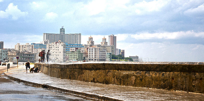 Fishermen at Malecon